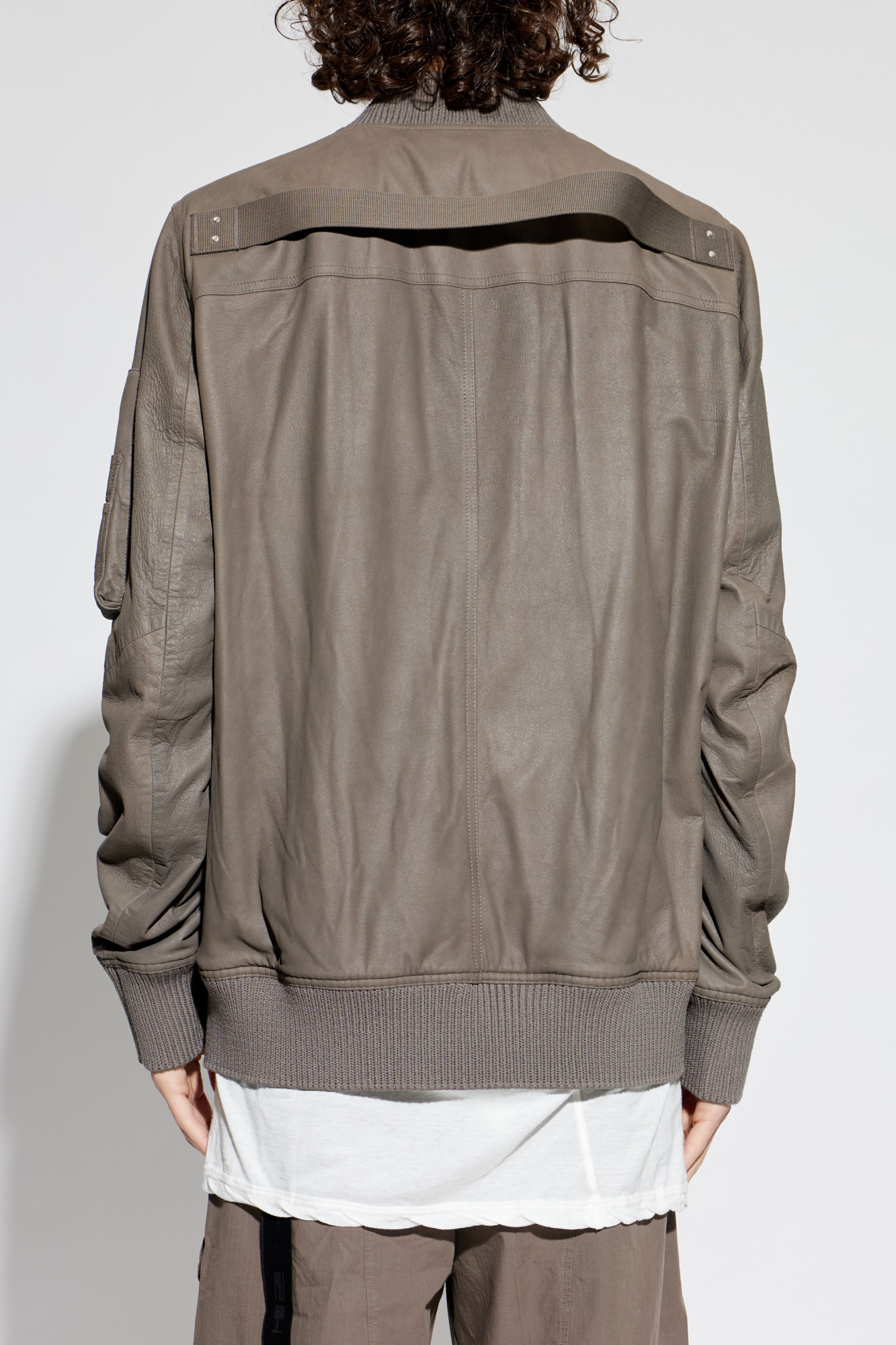 Rick Owens Leather 'Bomber' jacket | Men's | Vitkac